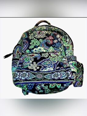 Vera Bradley Backpack - Blue Green